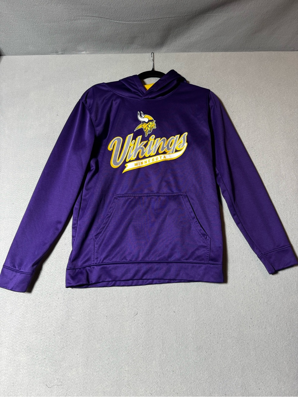 MN Vikings Youth Purple Pullover Hoodie - Size L